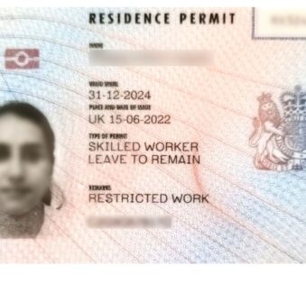 Komal Preet Work Visa